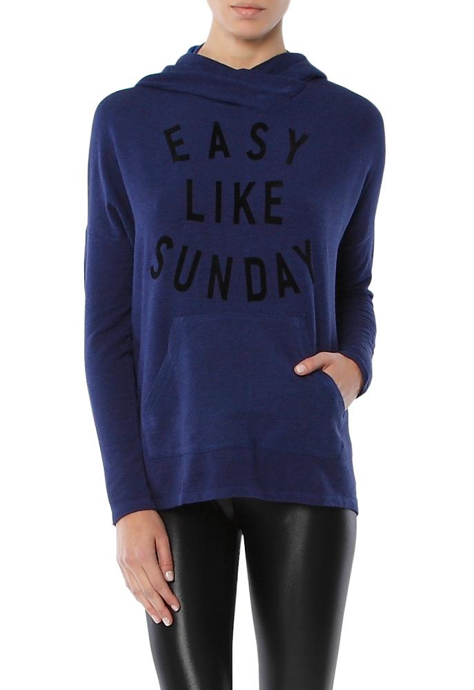 Sundry Easy Like Hooded Pullover