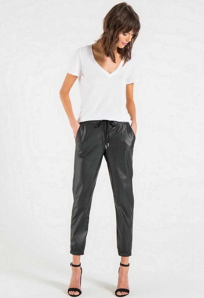N:philanthropy Scarlett Vegan Leather Jogger