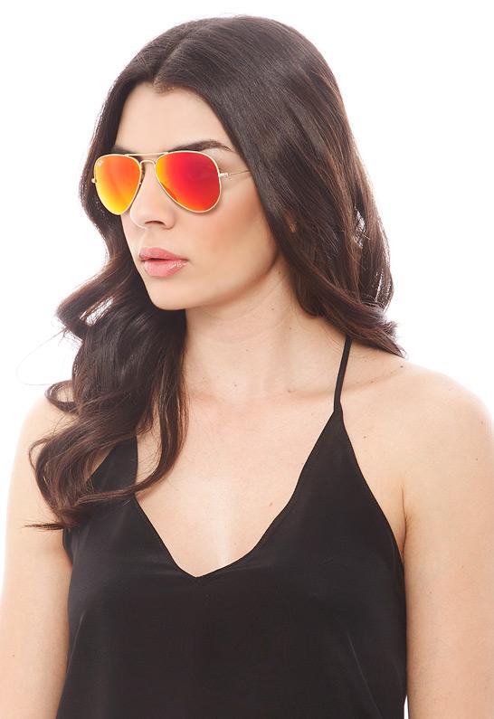 Ray-ban Rb3025 Aviator Flash Lenses 55 Mm Sunglasses