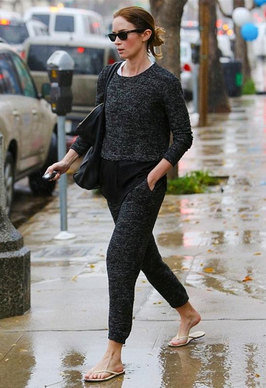 Tkees Foundation Leather Sandal As Seen On Emily Blunt
