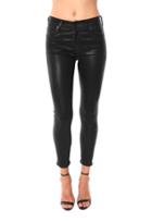 A Gold E Sophie Hi Rise Leatherette Skinny Crop Jean