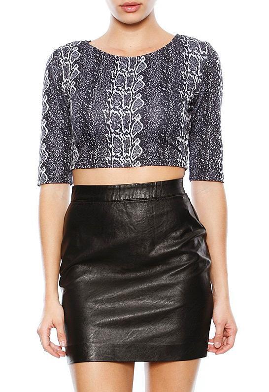 Wyldr Animal Crop Top