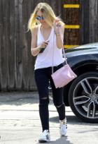 J Brand Mercy Cropped Mid Rise Skinny Jean As Seen On Dakota Fanning