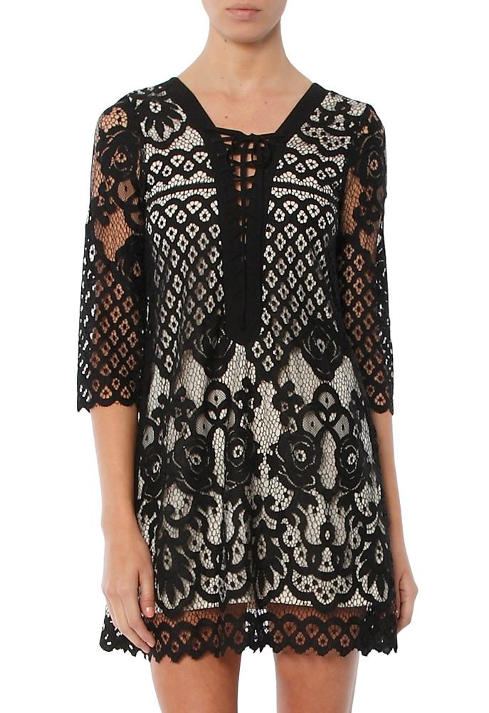 Liv Lace Up Dress