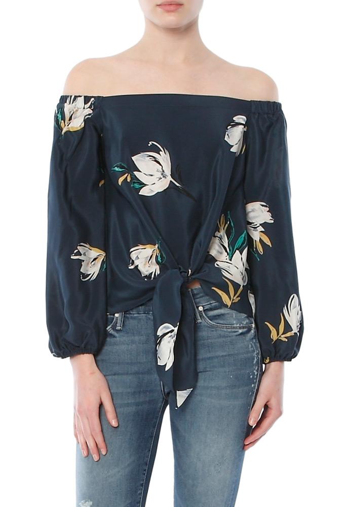 Amanda Uprichard Mila Printed Top