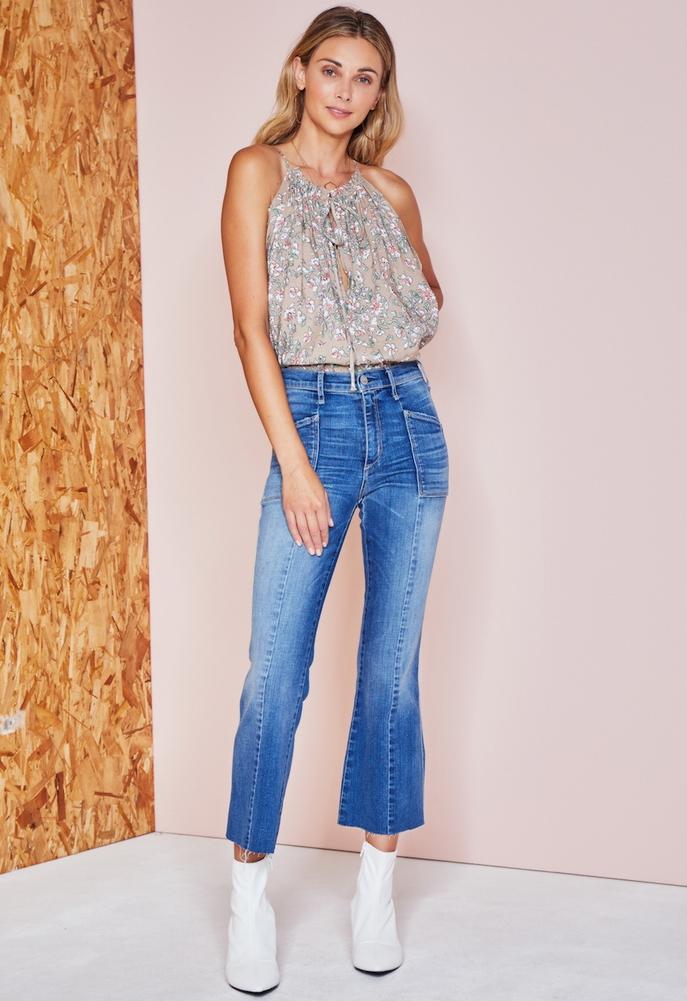 Mcguire Bad Liar Crop Flare Jean