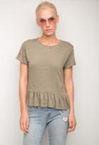 Generation Love Athena Ruffle Short Sleeve Top