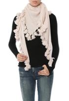 Autumn Cashmere Tassel Triangle Scarf