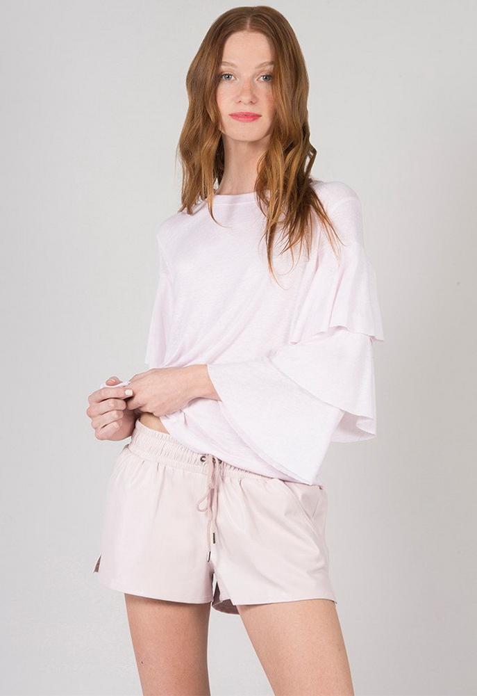 David Lerner Tiered Ruffle Top