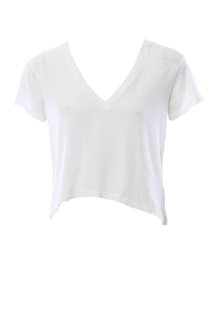 Lna Plain Sparks V Neck Tee