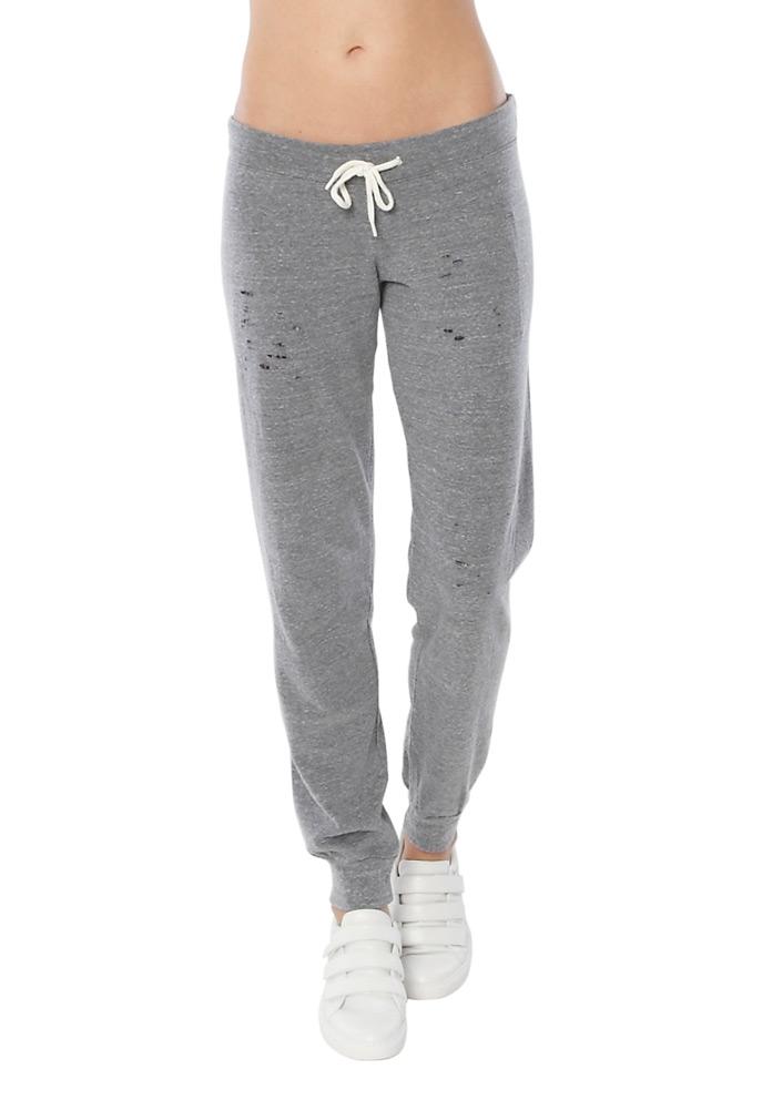 Monrow Cuff Vintage Sweatpants With Holes