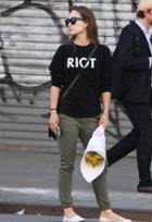 Sub_urban Riot Riot Crew Neck Sweatshirt As Seen On Olivia Wilde