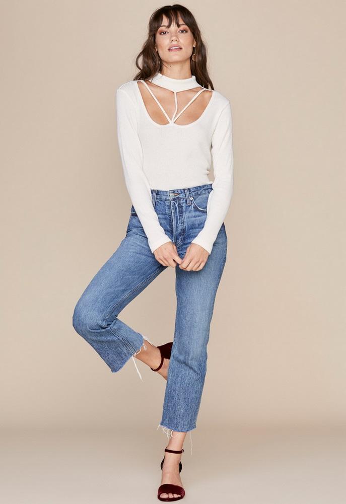 Lna Matilda Turtleneck Top