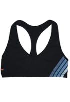 Aviator Nation 4 Stripe V-cut Sports Bra
