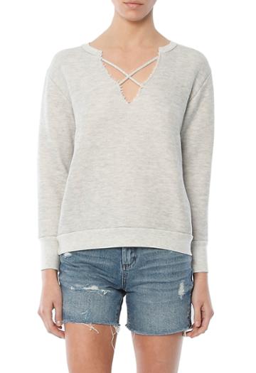 Lna Crossed Over Sweatshirt