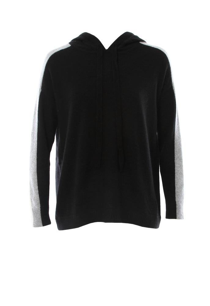 Minnie Rose Contrast Hoodie Sweater