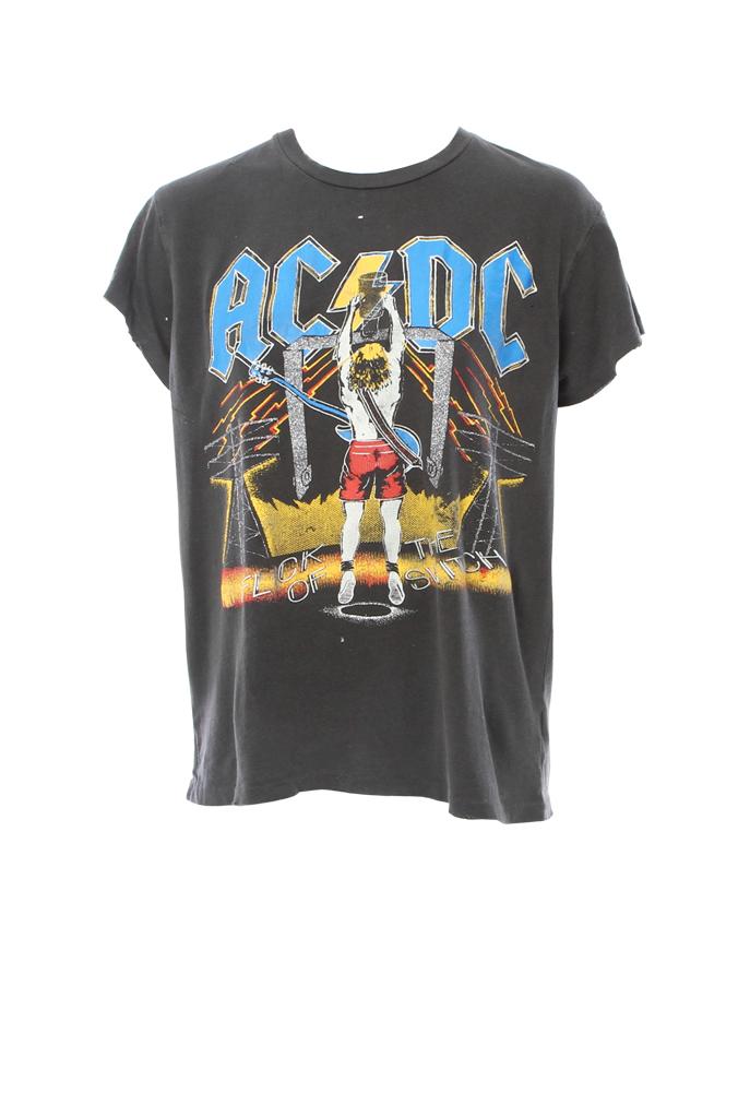 Madeworn Ac/dc Flick Of The Switch Crew Tee