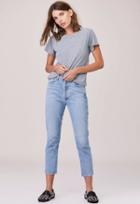 Lna Tri-blend Shaden Crew Neck Tee
