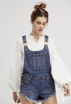Free People Summer Babe Hi Lo Overalls