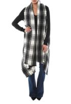 Sheri Bodell Plaid Blanket Vest