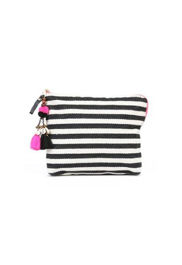 Jadetribe Neon Puka Tassel Clutch