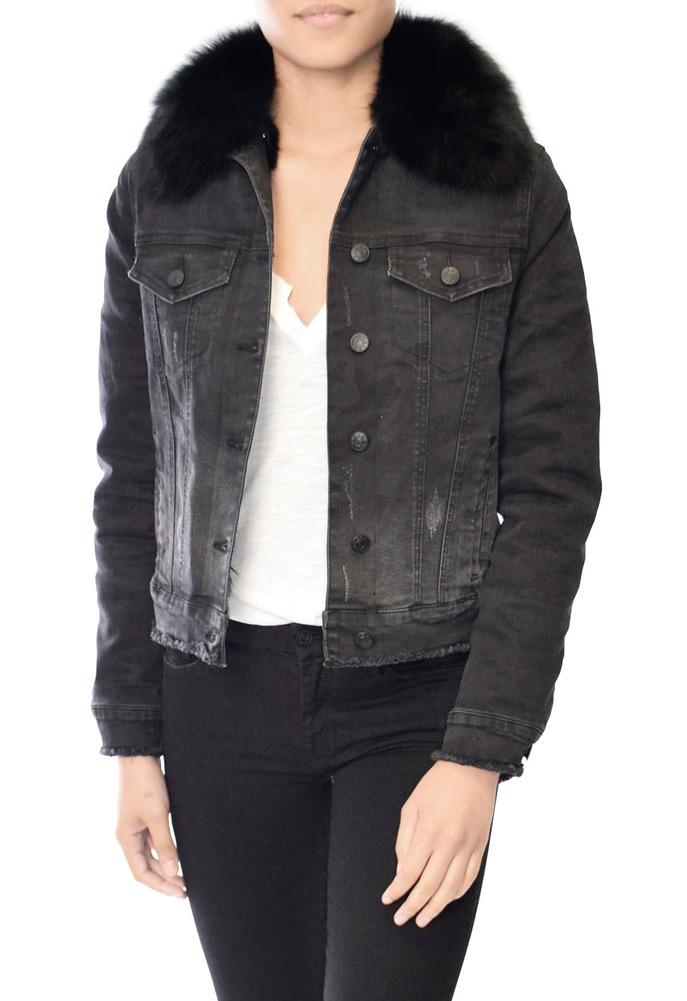 Generation Love Muriel Camo Denim Jacket
