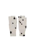 Autumn Cashmere Star Print Fingerless Gloves