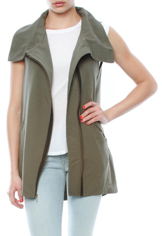 Jet By John Eshaya Moto Zip Vest
