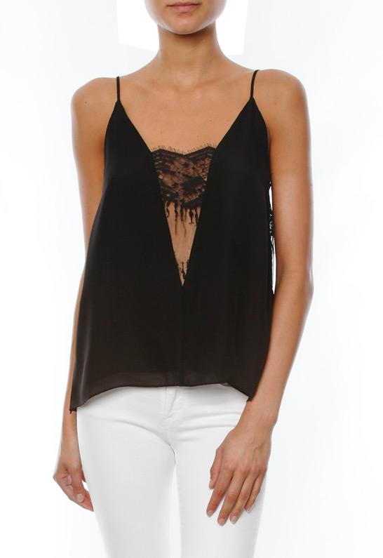 Mason By Michelle Mason Lace Inset Cami