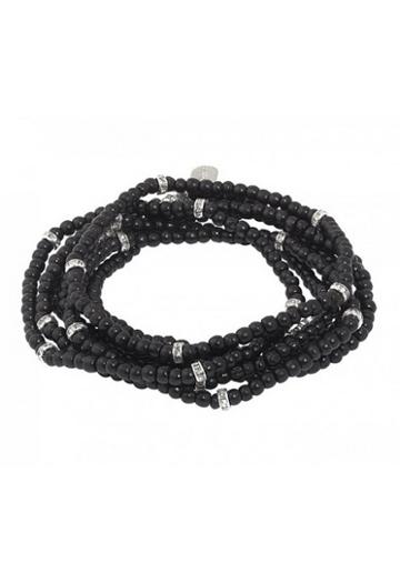 Lisa Freede Ebony Mala Bracelet Set