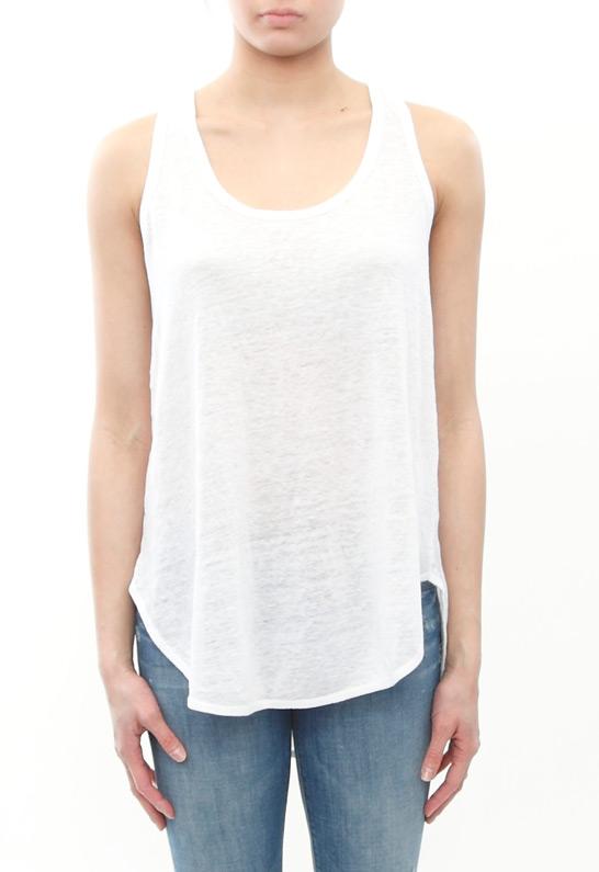 Wilt Lux Slub Slouchy Shirttail Tank