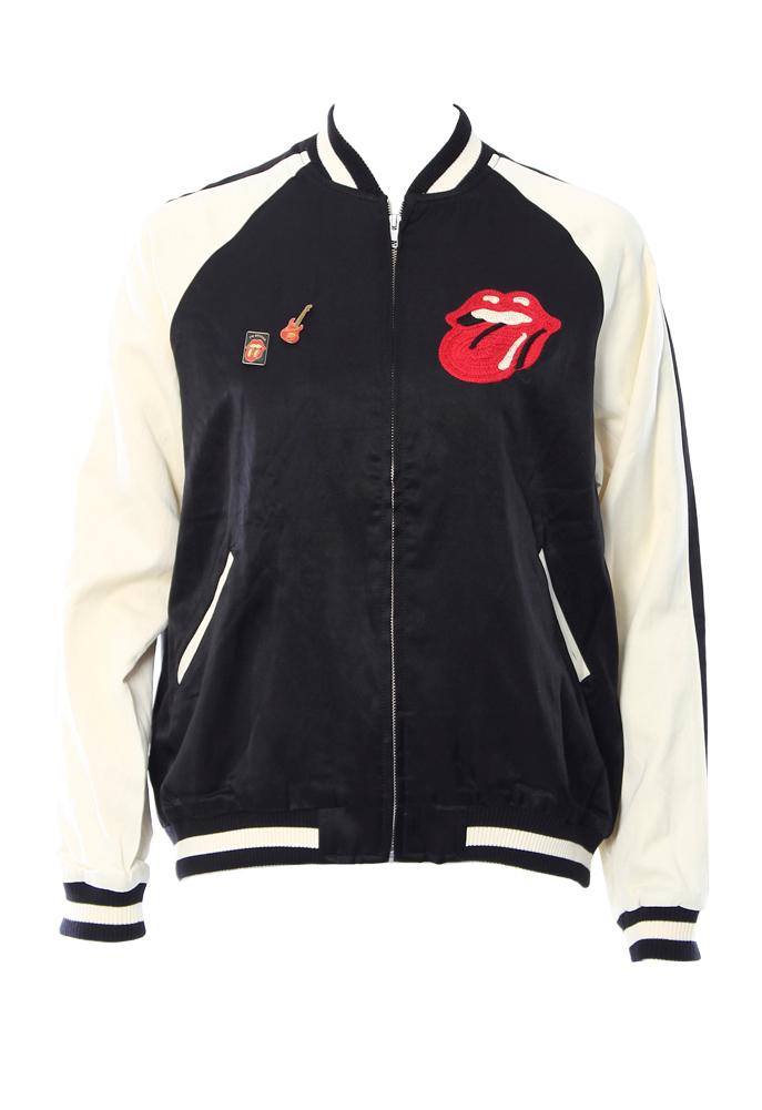 Madeworn Roling Stones Silk Bomber