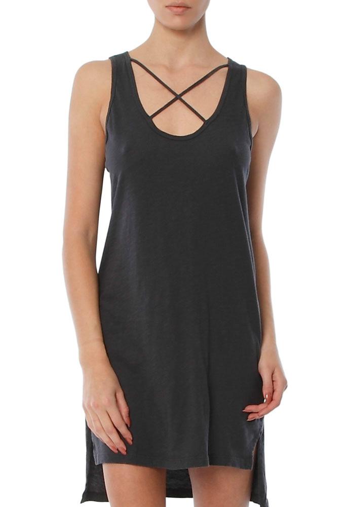 Lna Cross Strap Tank Dress