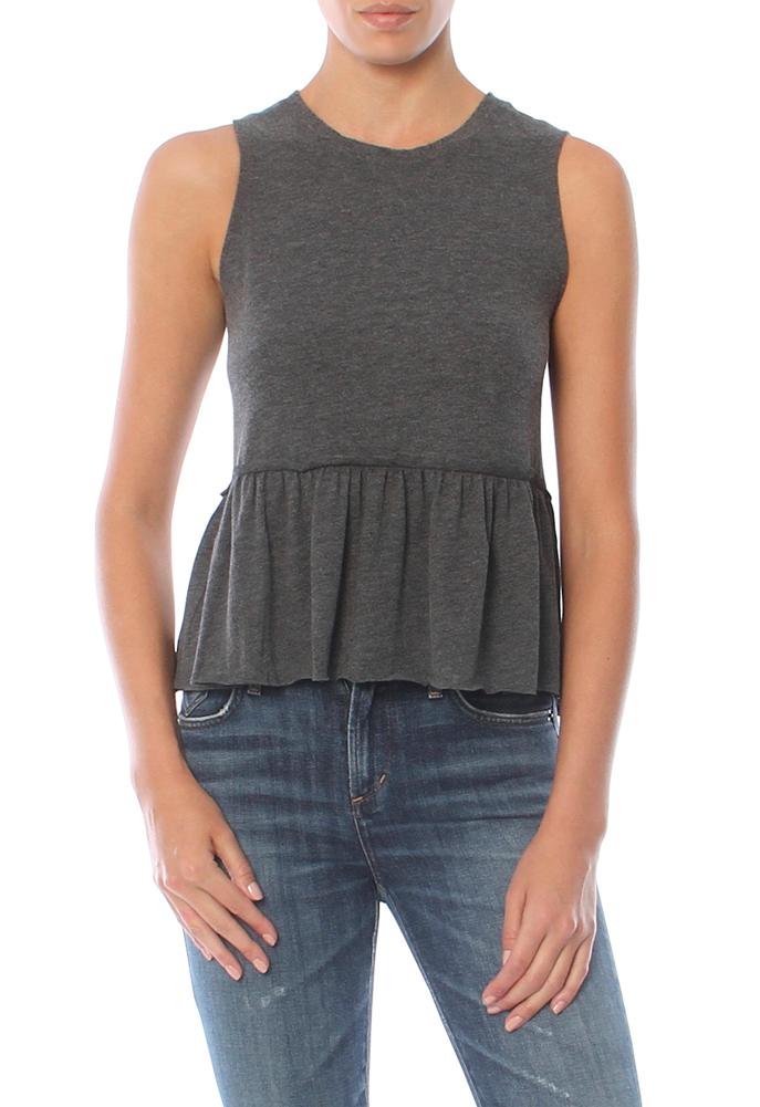 Nation Ltd Lafayette Peplum Crop Tee