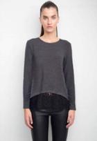 Generation Love Riri Lace Back And Hem Pullover