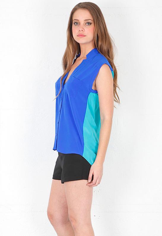 Mason By Michelle Mason Sleeveless Blouse