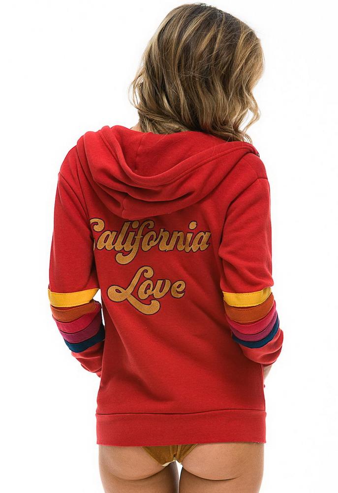 Aviator Nation California Love Patch Zip Hoodie