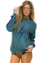 Aviator Nation Bolt Fade Crew Sweatshirt