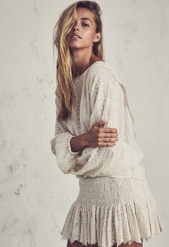 Loveshackfancy Milla Skirt