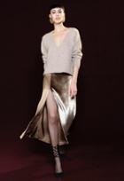 Mason By Michelle Mason Crop V-neck Sweater