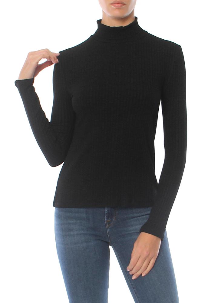 David Lerner Long Sleeve Turtleneck Top