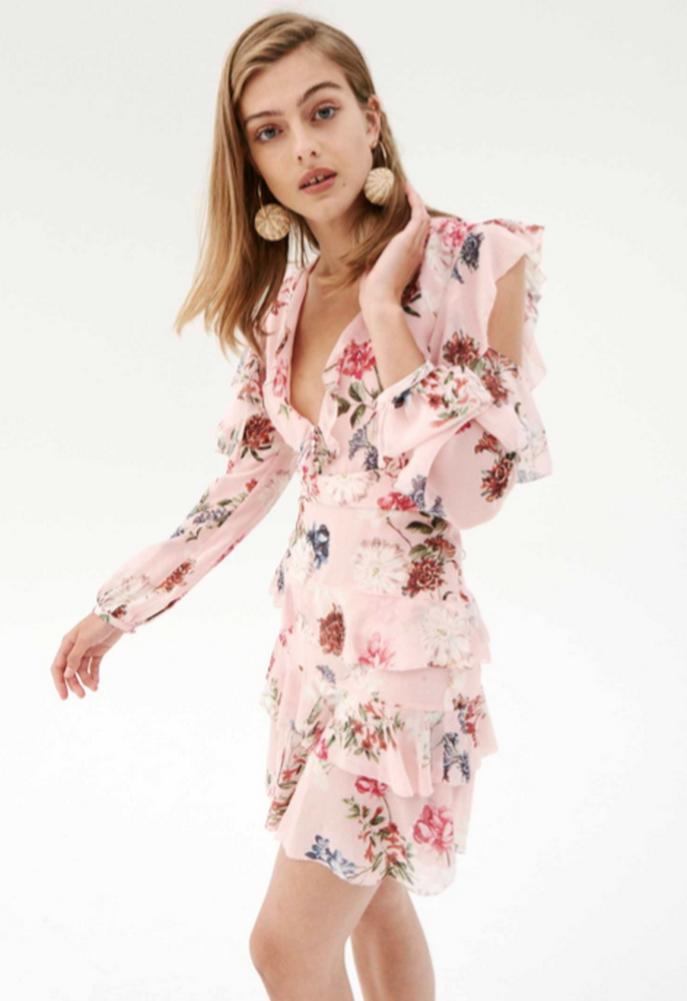 Nicholas Frill Mini Dress