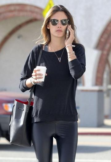 Ray-ban Rb3016 Clubmaster 49mm Sunglasses As Seen On Alessandra Ambrosio