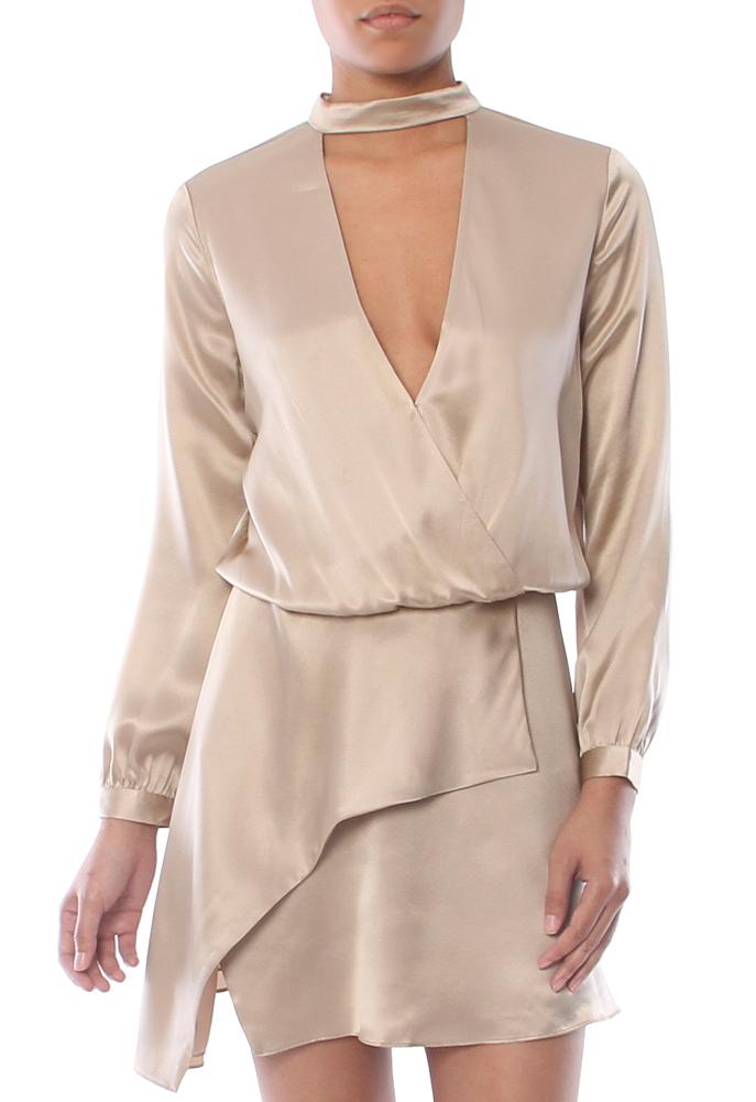 Mason By Michelle Mason Choker Mini Dress