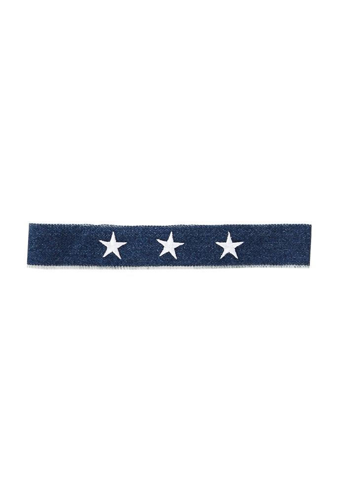 Electric Picks Supernova Denim Choker With Stars
