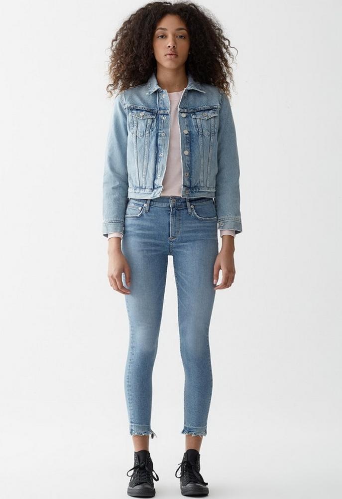 Agolde Sophie High Rise Skinny Crop