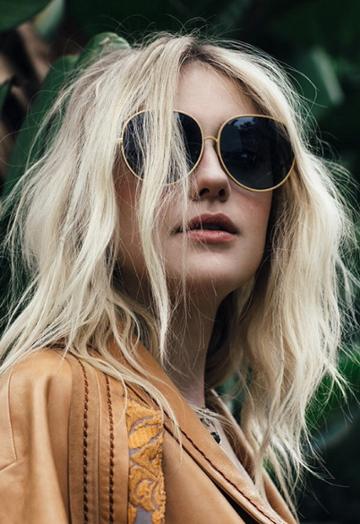 Wildfox Sun Fleur Sunglasses As Seen On Dakota Fanning