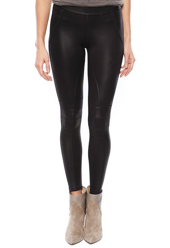 David Lerner Coated Motorcycle Leggings