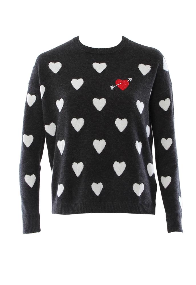 Minnie Rose Heart Sweater