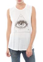 Lauren Moshi Riley Cosmic Triangle Sleeveless Muscle Tank